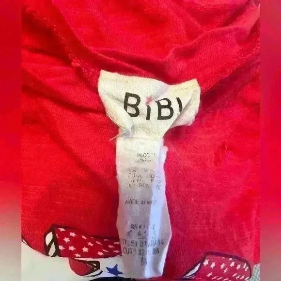 Bibi Red White and Blue Women’s Tee - Picture 3 of 3